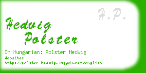 hedvig polster business card